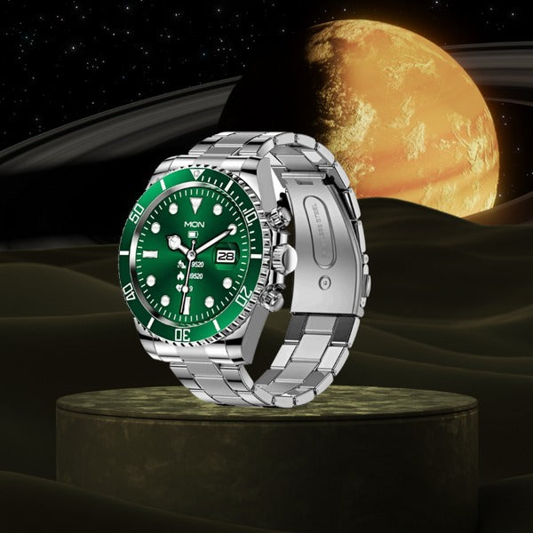 Herrenuhr Stahlarmband BT Call Smart Watch Rolex Style Business Sports Smart Watch | AW-12
