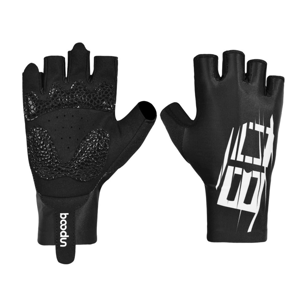 Boodun Halbfinger-Fahrradhandschuhe – Atmungsaktive Anti-Rutsch-Fahrradhandschuhe | 2191159