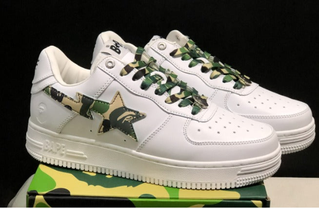 Herren Casual rutschfeste Schuhe Air Force White Board Ape Vibe Street Fashion Turnschuhe Sport Badeschuhe