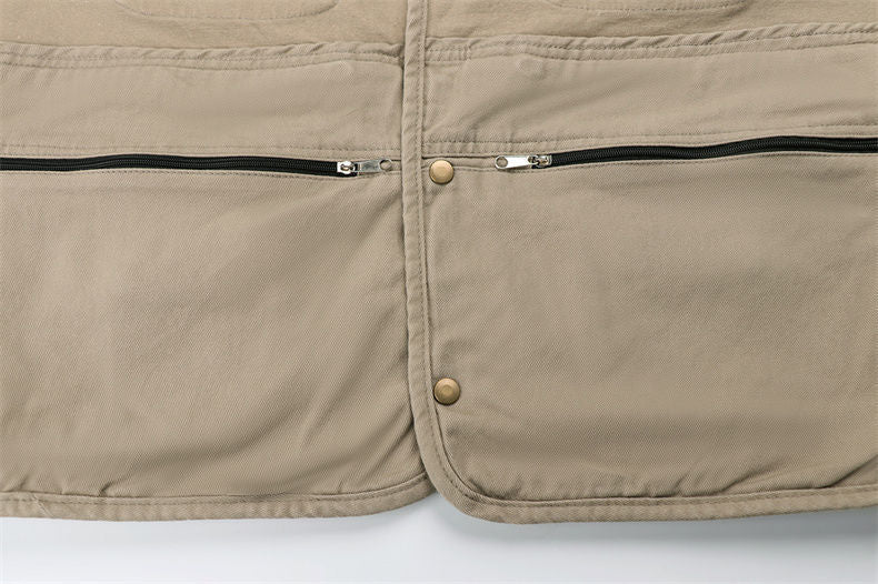 Herren Outdoor Multi-Pocket Angelweste Ärmellose Atmungsaktive Jacke | D210-N701