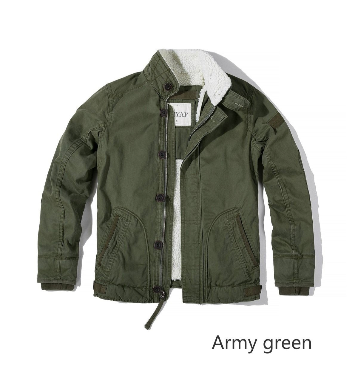 Weiche Premium-Fleecejacke für Herren – Winddichter Camouflage-Outdoor-Mantel mit dickem Plüsch-Innenfutter für ultimative Wärme | 318