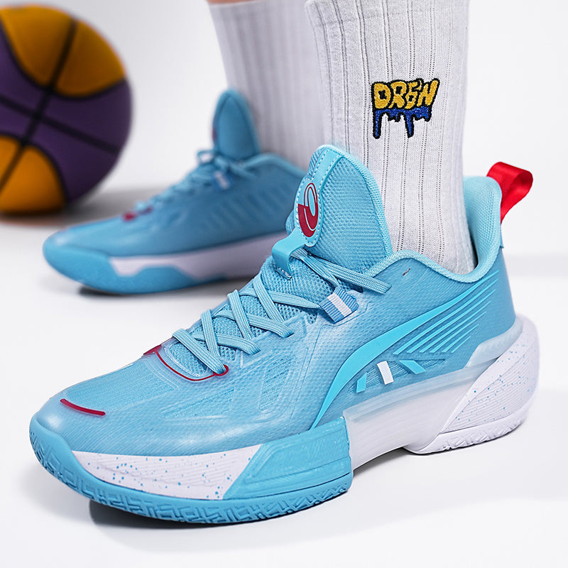 Herren Mesh-Basketballschuhe Dämpfung Verschleißfeste professionelle Sport-Sneaker | 8309