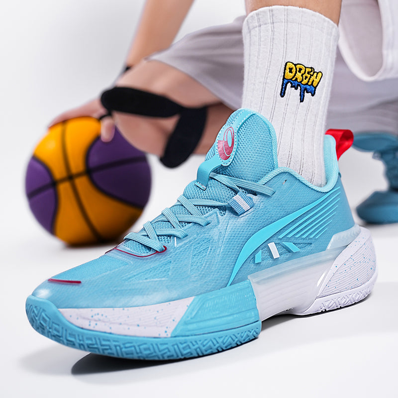 Herren Mesh-Basketballschuhe Dämpfung Verschleißfeste professionelle Sport-Sneaker | 8309