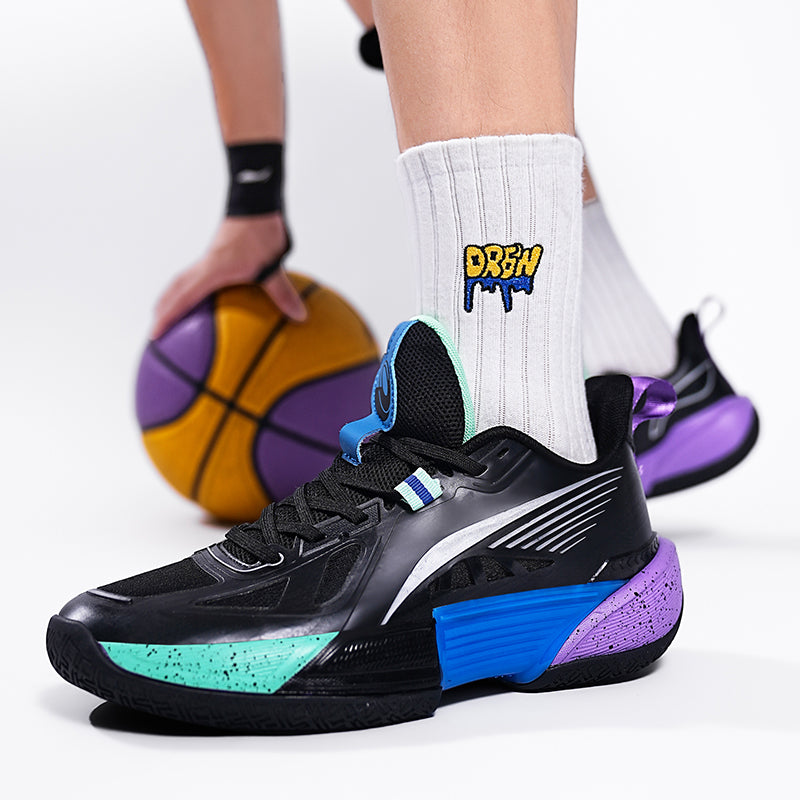 Herren Mesh-Basketballschuhe Dämpfung Verschleißfeste professionelle Sport-Sneaker | 8309