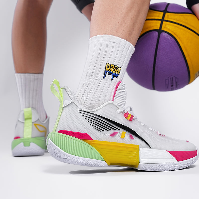 Herren Mesh-Basketballschuhe Dämpfung Verschleißfeste professionelle Sport-Sneaker | 8309
