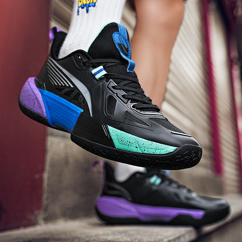 Herren Mesh-Basketballschuhe Dämpfung Verschleißfeste professionelle Sport-Sneaker | 8309