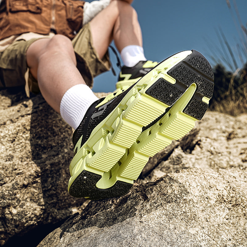 Leichte, atmungsaktive Laufschuhe für Herren – Ice Silk Mesh mit EVA-Außensohle | A391