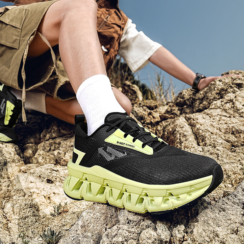 Leichte, atmungsaktive Laufschuhe für Herren – Ice Silk Mesh mit EVA-Außensohle | A391