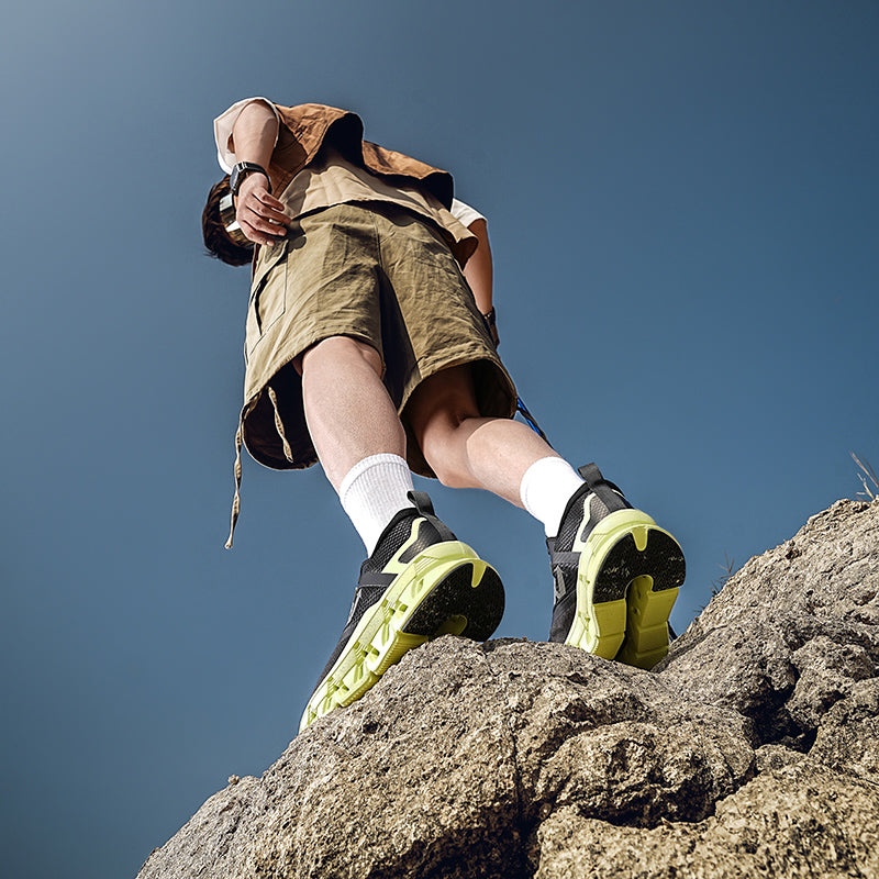 Leichte, atmungsaktive Laufschuhe für Herren – Ice Silk Mesh mit EVA-Außensohle | A391