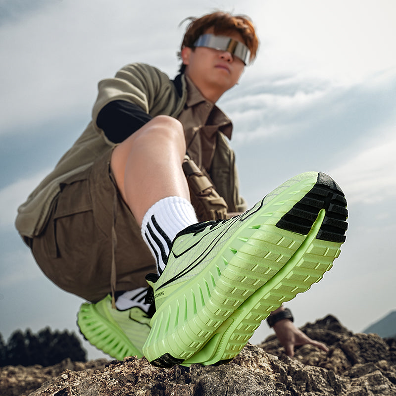 Carbon Plate Laufschuhe für Herren – Leicht & Atmungsaktiv mit TPU-Zwischensohle | A396