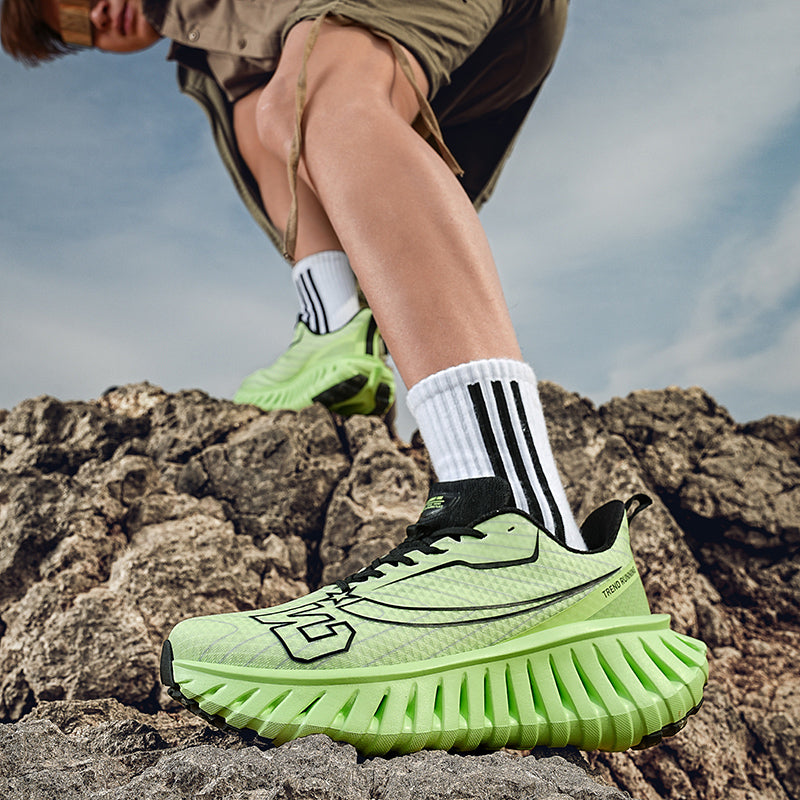 Carbon Plate Laufschuhe für Herren – Leicht & Atmungsaktiv mit TPU-Zwischensohle | A396