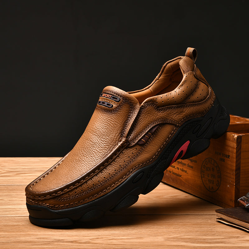 Hochwertige, handgefertigte Herrenschuhe aus echtem Leder, bequem und stilvoll, fürs Büro, Freizeitschuhe | 3722