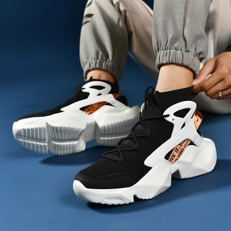 Trendige Strick-Laufschuhe für Herren – Ultraleichte, atmungsaktive und stoßdämpfende Sportschuhe | 803-1