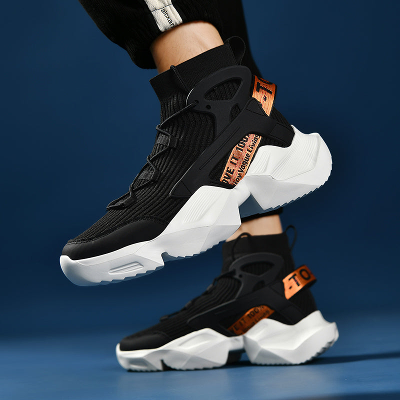 Trendige Strick-Laufschuhe für Herren – Ultraleichte, atmungsaktive und stoßdämpfende Sportschuhe | 803-1