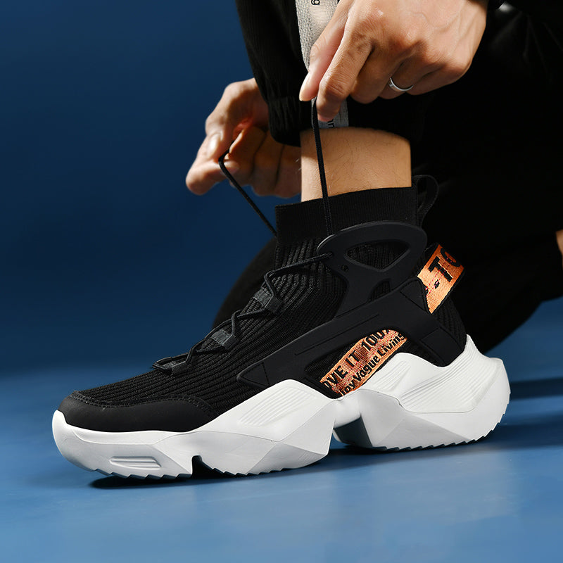 Trendige Strick-Laufschuhe für Herren – Ultraleichte, atmungsaktive und stoßdämpfende Sportschuhe | 803-1