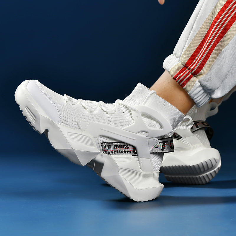 Trendige Strick-Laufschuhe für Herren – Ultraleichte, atmungsaktive und stoßdämpfende Sportschuhe | 803-1