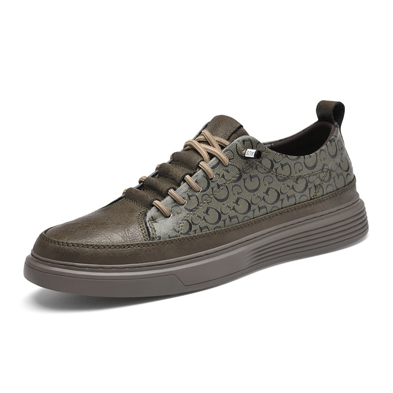 Herren Designer Rindsleder Schuhe Outdoor Vintage Leder Board Sneakers | 6687
