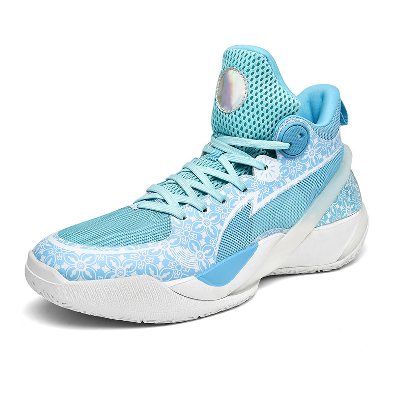 Herren High-Top-Basketballschuhe, leuchtende Sport-Sneaker mit verbessertem Grip für Leistung | 8010