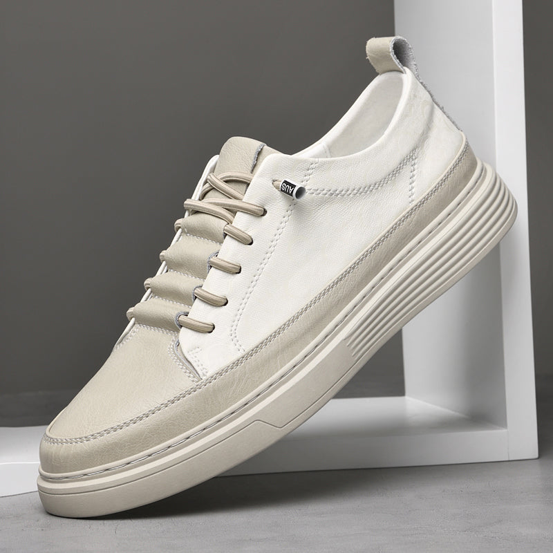 Herren Designer Rindsleder Schuhe Outdoor Vintage Leder Board Sneakers | 6687