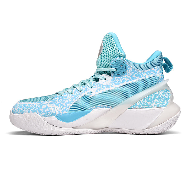Herren High-Top-Basketballschuhe, leuchtende Sport-Sneaker mit verbessertem Grip für Leistung | 8010