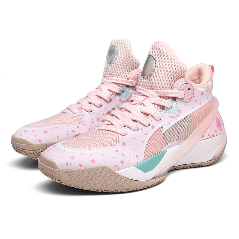 Herren High-Top-Basketballschuhe, leuchtende Sport-Sneaker mit verbessertem Grip für Leistung | 8010