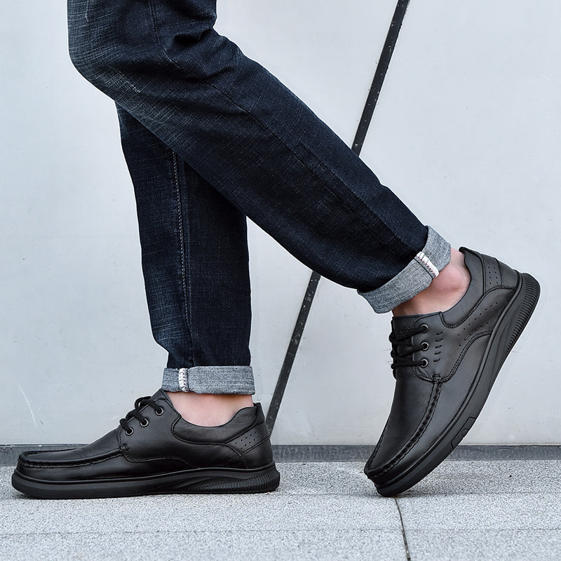 Lässige, atmungsaktive Herrenschuhe aus britischem Leder, stilvolles und bequemes Schuhwerk | B2231