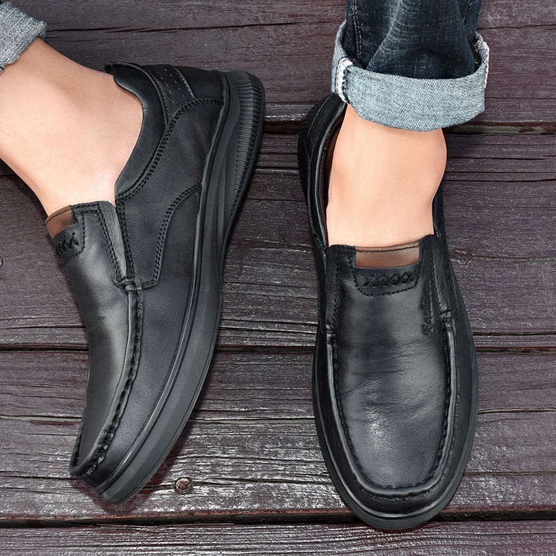 Lässige, atmungsaktive Herrenschuhe aus britischem Leder, stilvolles und bequemes Schuhwerk | B2231
