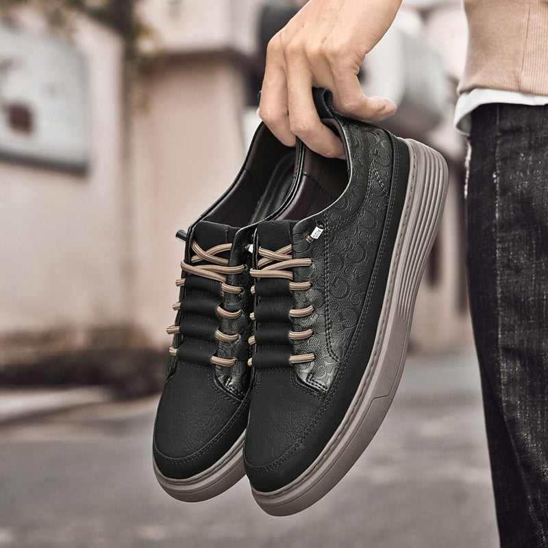 Herren Designer Rindsleder Schuhe Outdoor Vintage Leder Board Sneakers | 6687