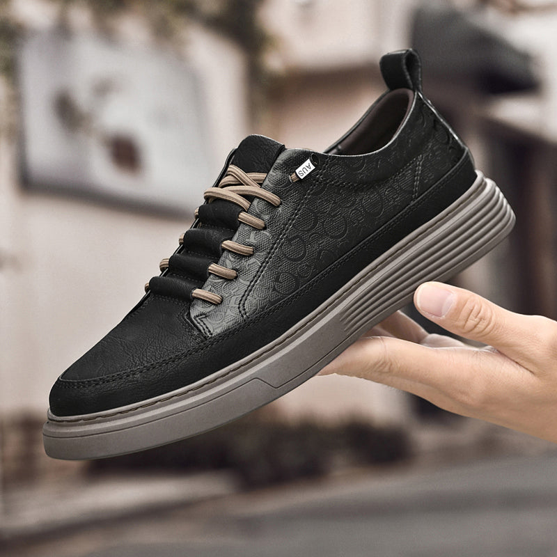 Herren Designer Rindsleder Schuhe Outdoor Vintage Leder Board Sneakers | 6687