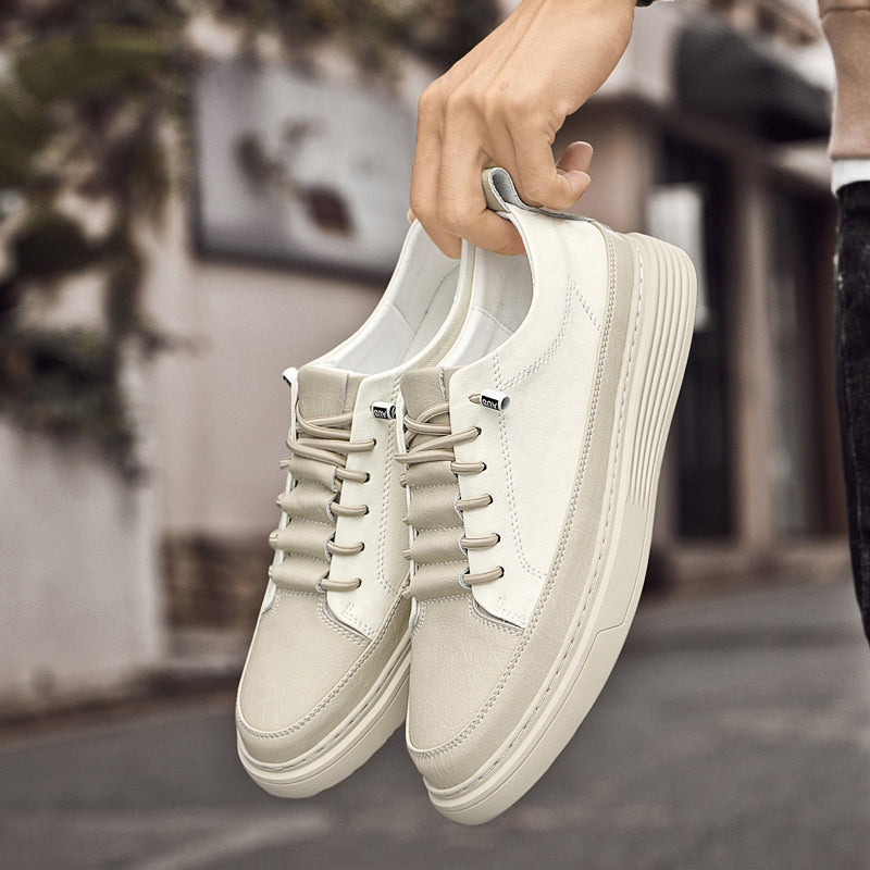Herren Designer Rindsleder Schuhe Outdoor Vintage Leder Board Sneakers | 6687