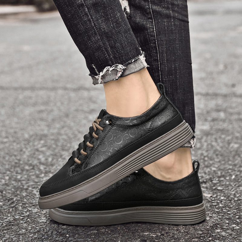 Herren Designer Rindsleder Schuhe Outdoor Vintage Leder Board Sneakers | 6687