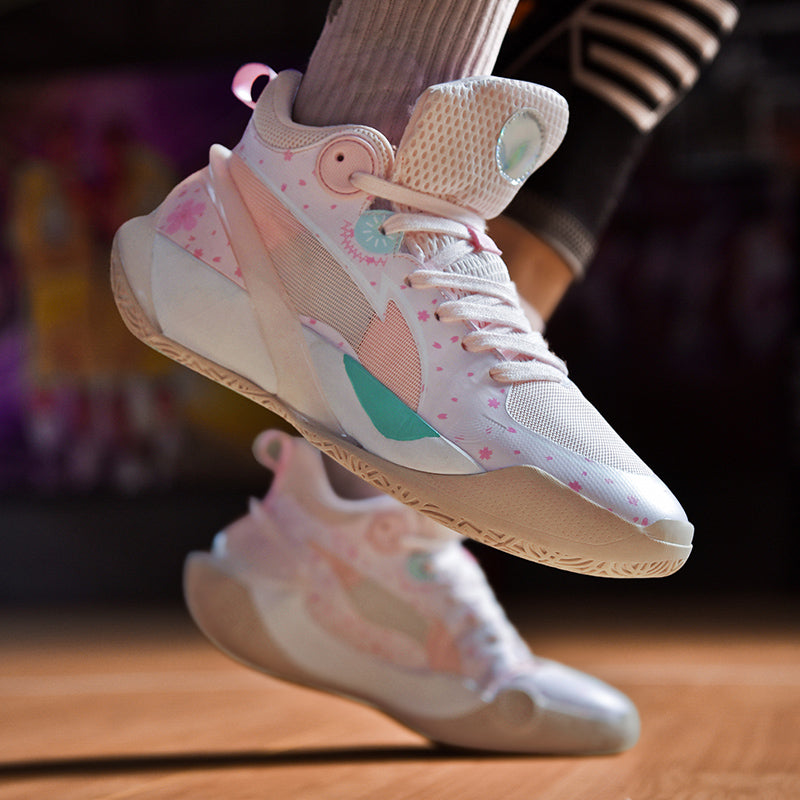Herren High-Top-Basketballschuhe, leuchtende Sport-Sneaker mit verbessertem Grip für Leistung | 8010