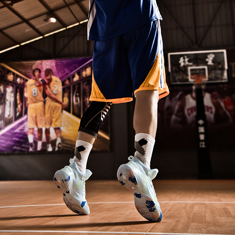 Herren High-Top-Basketballschuhe, leuchtende Sport-Sneaker mit verbessertem Grip für Leistung | 8010