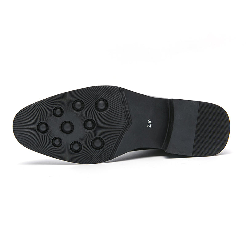 Business Formelle Lederschuhe Schnürschuhe Geprägte Patchwork-Modelle Schuhe | 8786