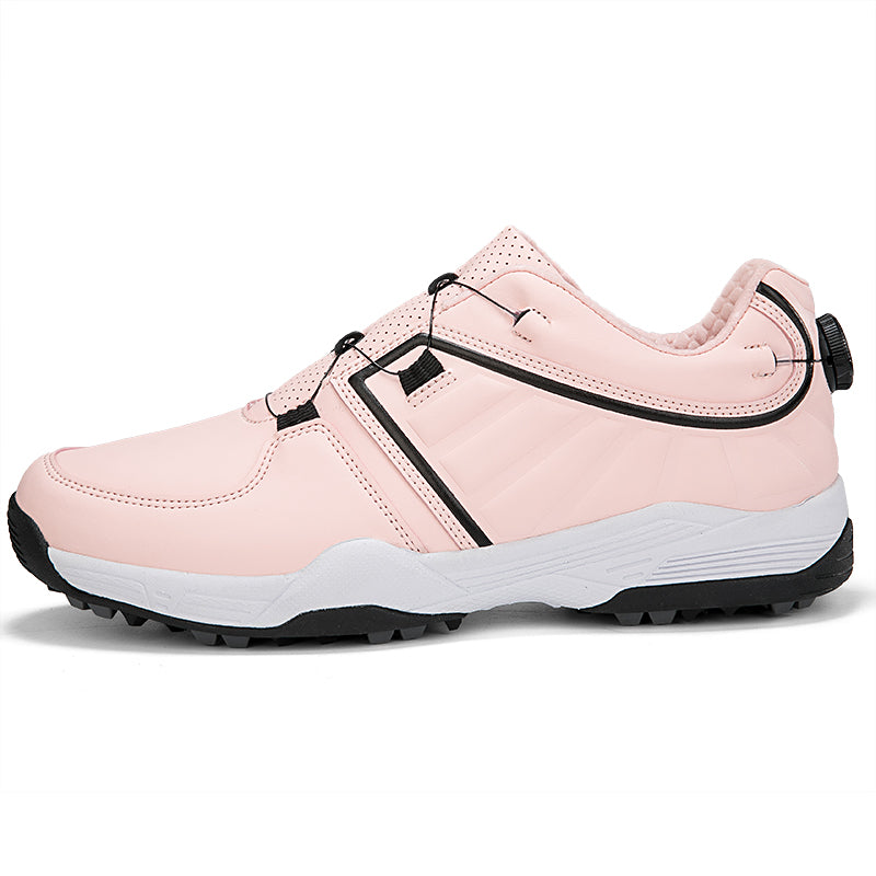 Herren Golfschuhe Schnellschnürung Leder Golf Training Anti-Rutsch-Sneaker | G160