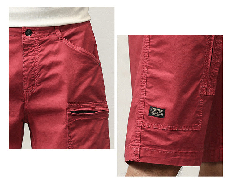 Herren Relaxed Fit Multi Pockets Outdoor Tactical Workwear Cargo Shorts | G3680