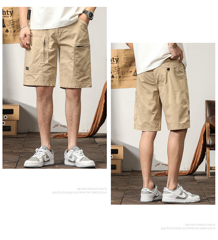 Herren Relaxed Fit Multi Pockets Outdoor Tactical Workwear Cargo Shorts | G3680