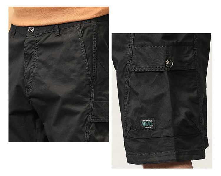 Herren Sommermode Baumwolle Sport Casual Straight Cargo Shorts | G3681