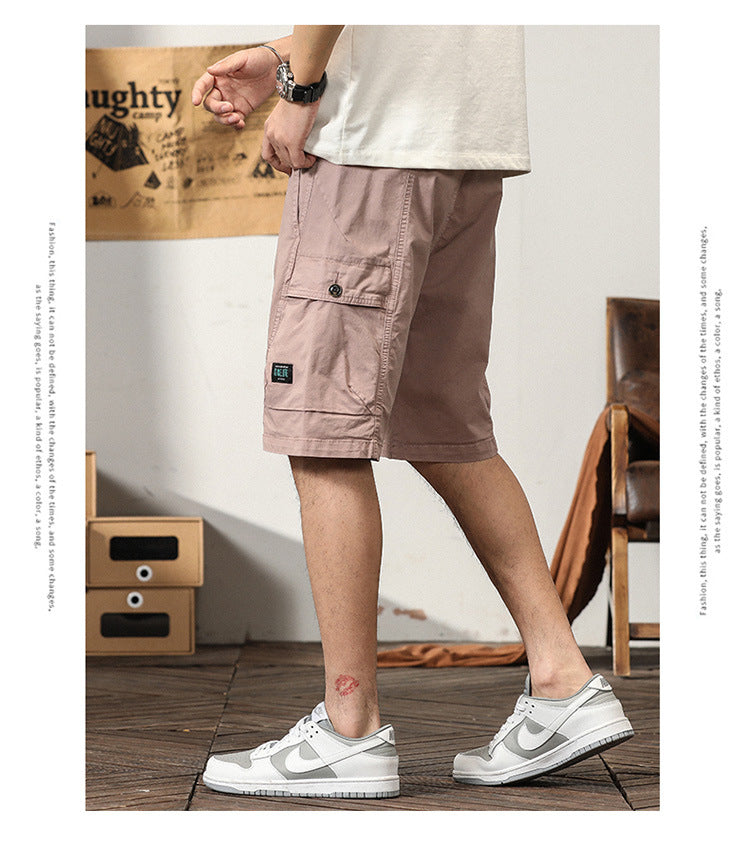 Herren Sommermode Baumwolle Sport Casual Straight Cargo Shorts | G3681