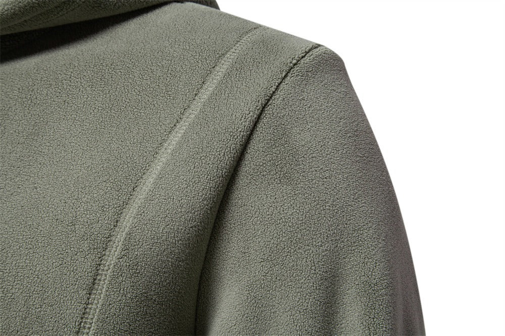 Herren Fleece Hoodie – Warmer Winterpullover mit Kordelzug | HD09