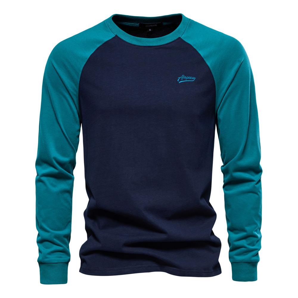 Herren Pullover T-Shirts Langarm Rundhals Casual T Shirts | TS2017