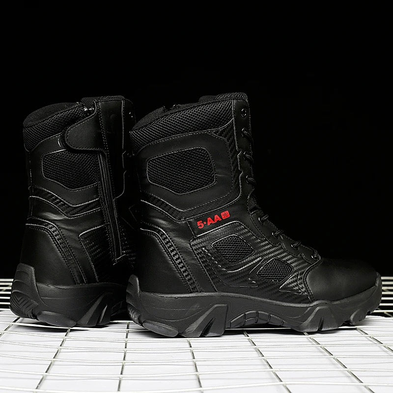 Militärschuhe MilTec Tactical Side Zip Boots Schwarz & Wüste | 112