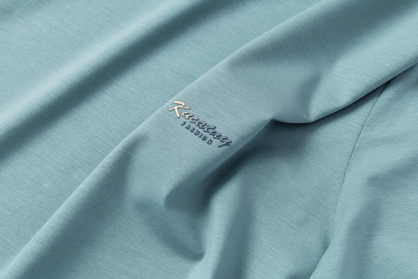 Antibakterielles kühlendes Baumwoll-T-Shirt für Herren – Sommer-Slim-Fit-Oberteil aus Eisseide mit Rundhalsausschnitt | 6550
