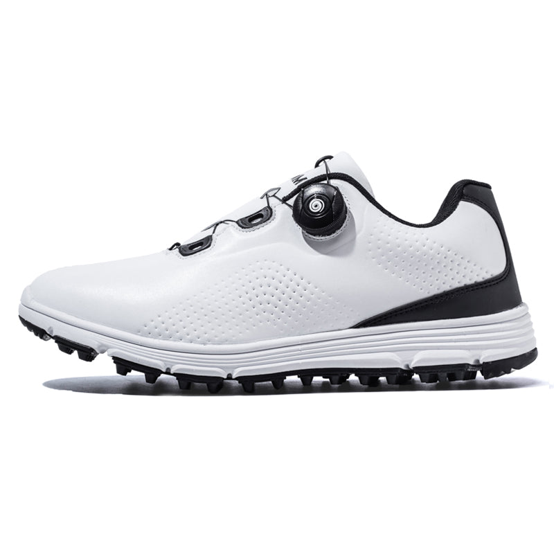 Herren-Golfschuhe aus Leder, wasserdicht, rutschfest, ohne Spikes | 20626
