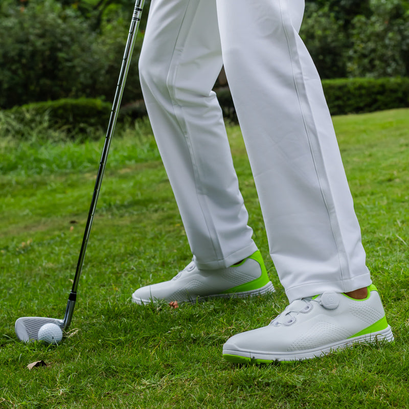 Herren-Golfschuhe aus Leder, wasserdicht, rutschfest, ohne Spikes | 20626