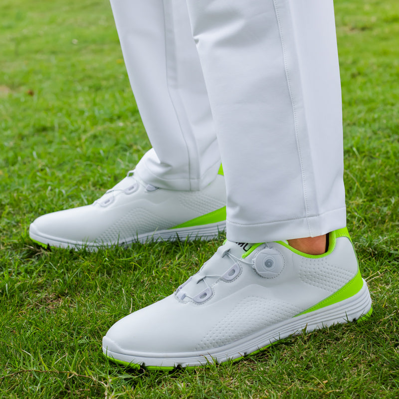 Herren-Golfschuhe aus Leder, wasserdicht, rutschfest, ohne Spikes | 20626