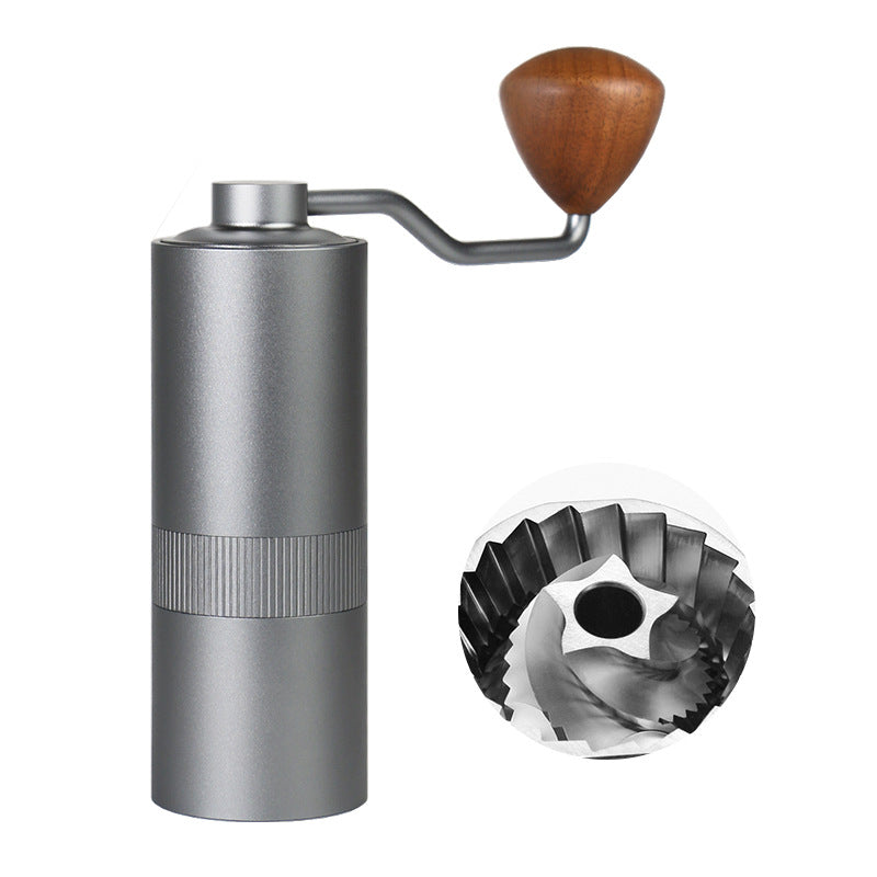 Premium-Kaffeemühle – 15 g tragbares Handkurbel-Kaffeemühlen-Geschenkset | 15G-NB2024