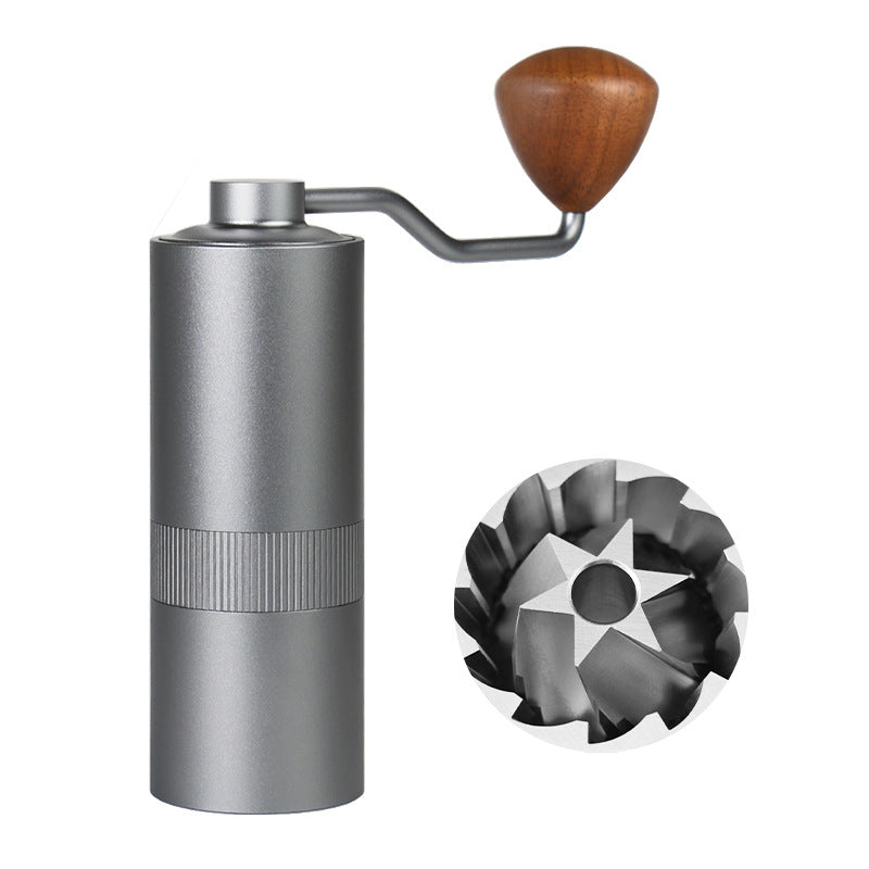 Premium-Kaffeemühle – 15 g tragbares Handkurbel-Kaffeemühlen-Geschenkset | 15G-NB2024