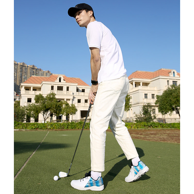 BOA Designer Golfschuhe Wasserdichte Spike-Golftrainer | J8003