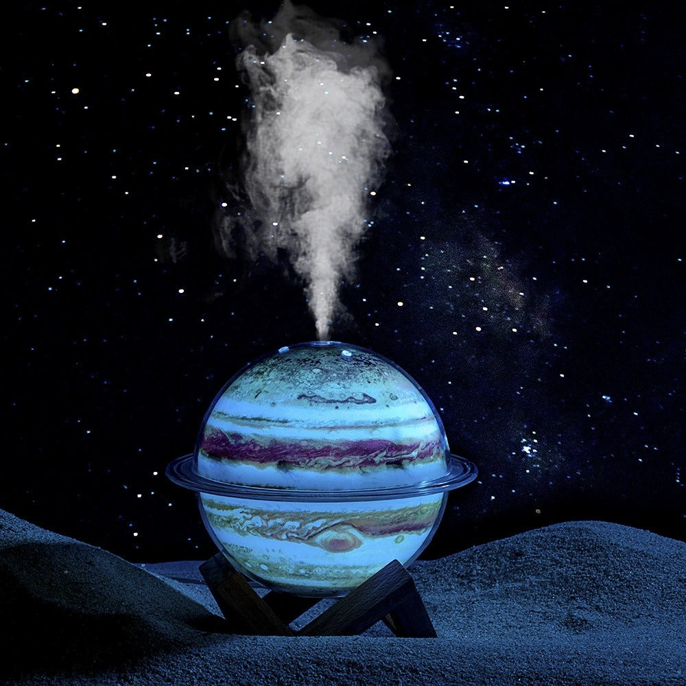 Planet Glow Luftbefeuchter-Set – Diffusoren für ätherische Öle Erde und Jupiter mit LED-Stimmungslicht | SX-E335